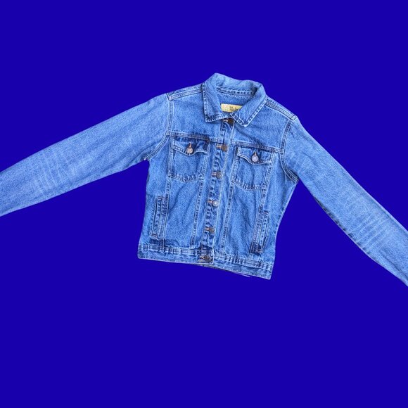 Handmade, Upcycled Walt Disney's Favorite Characters Denim Jacket Size M - Picture 4 of 4